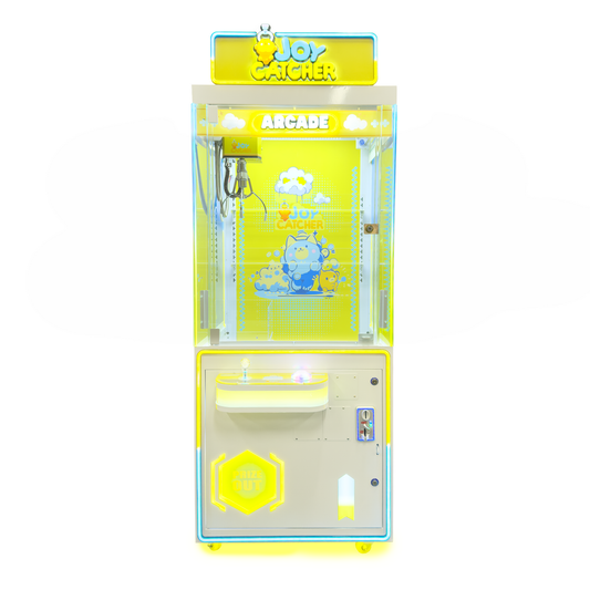 Yellow Joy Catcher 31" Claw Crane Machine Product Image Front View
