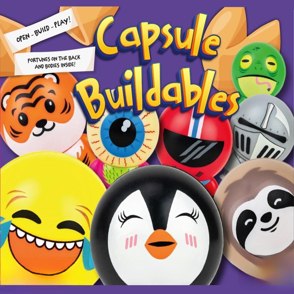 Buildables Plus Buildables with Printed Fortunes series 2 in 2-inch Capsules – Gumball.com