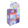 Right side view of Robotic Cotton Candy, Model VX, vending machine
