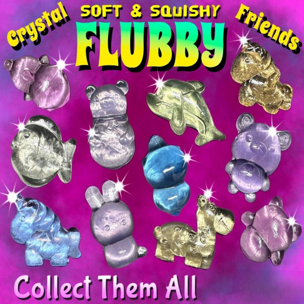 crystal Flubby Friends display card