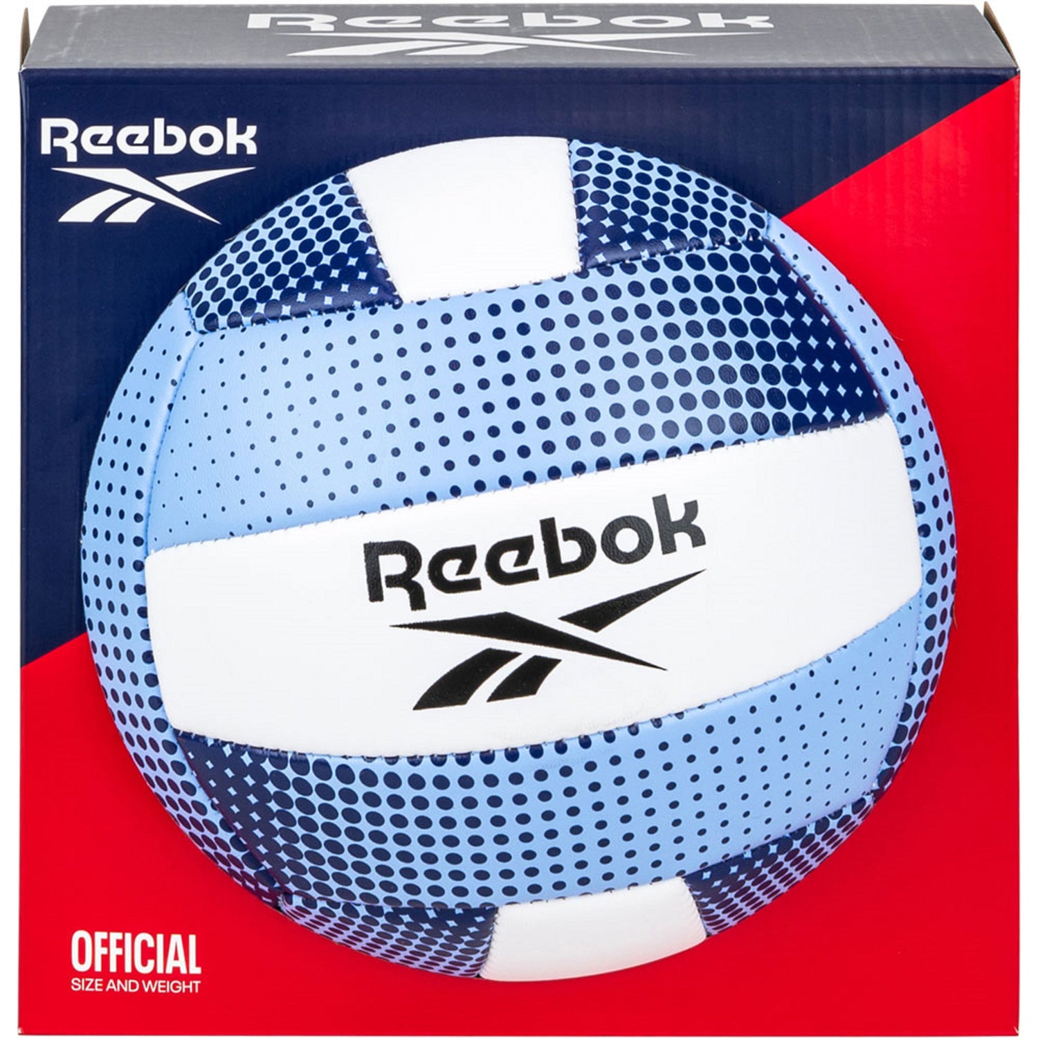 Reebox Blue & White VR-1500 Outdoor Boxed Volleyball (1ct.)
