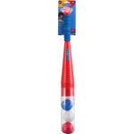 Plastic Bat 27in with 3 Asst Colors Bonus Balls (12pcs)