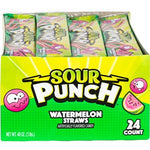 Sour Punch® Straws Watermelon (24pcs)