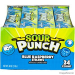 Sour Punch® Straws Blue Raspberry (24pcs)