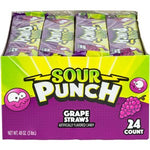 Sour Punch® Grape Straws (24pcs)