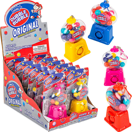 Dubble Bubble Gumball Dispenser Keyring 