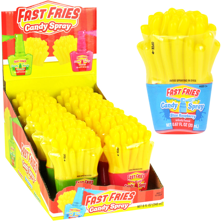 Fast Candy Fast Fries Candy Spray Display Box | Gumball.com