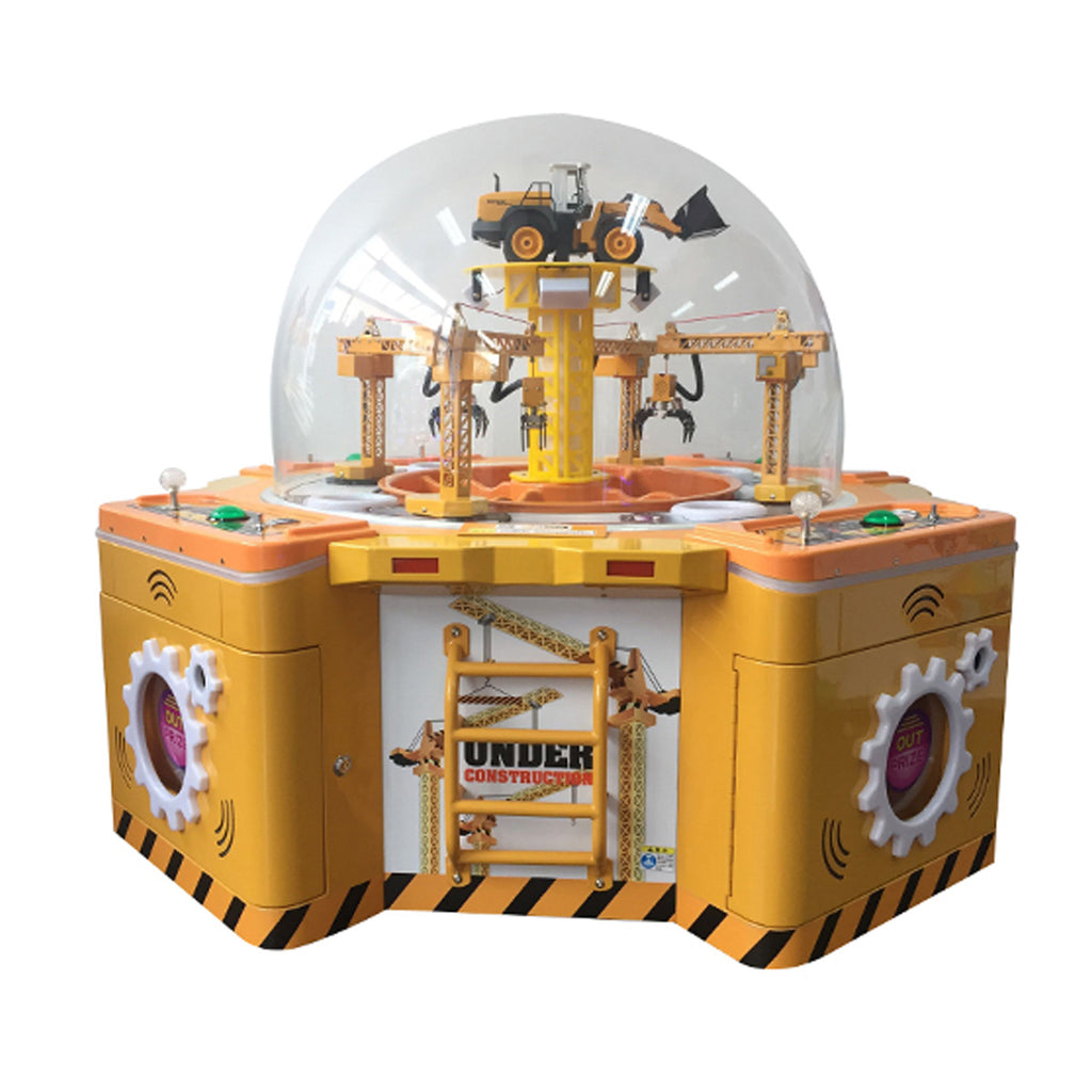 Dig 'N Win 4-Player Crane Machine Front View Product Image