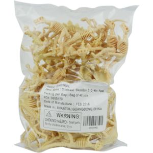 Dinosaur 3.5in - 4in Skeletons Asst (48 pcs)