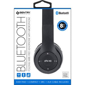 Bluetooth Folding Headphones-Black