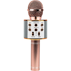 Light Up Karaoke Mic Rose Gold (1ct.)