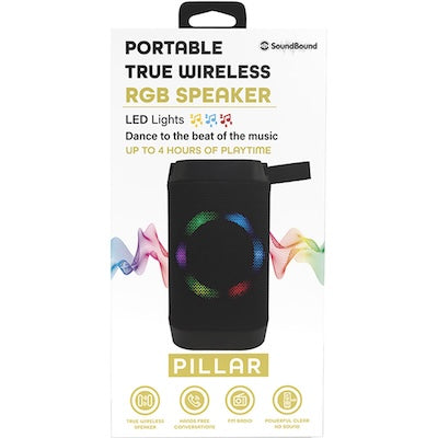 RGB Boom Bluetooth Speaker - Black (1 ct.)