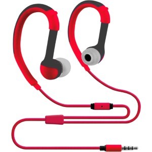 Flexbuds Wired Earbuds with Mic-Red (1ct.)