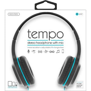 Tempo Stereo Headphones-Teal (1ct.)