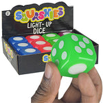 Light-Up Flashing Dice 1.25in Asst (12 pcs)