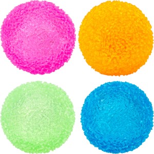 Light-Up Crystal Bounce Ball 2in Asst (12 pcs)