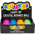 Light-Up Crystal Bounce Ball 2in Asst (12 pcs)