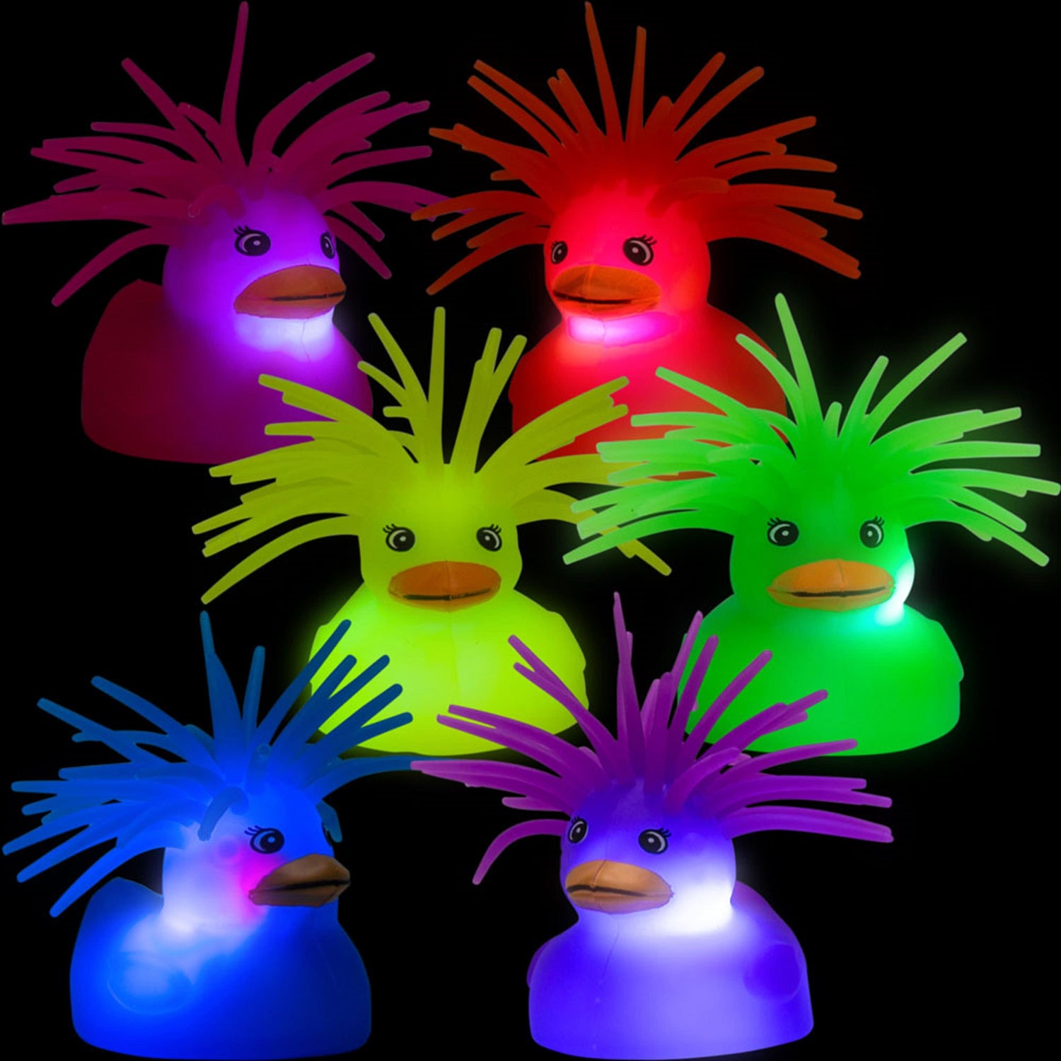 Light-Up Puffer 2in Ducks (12pcs)
