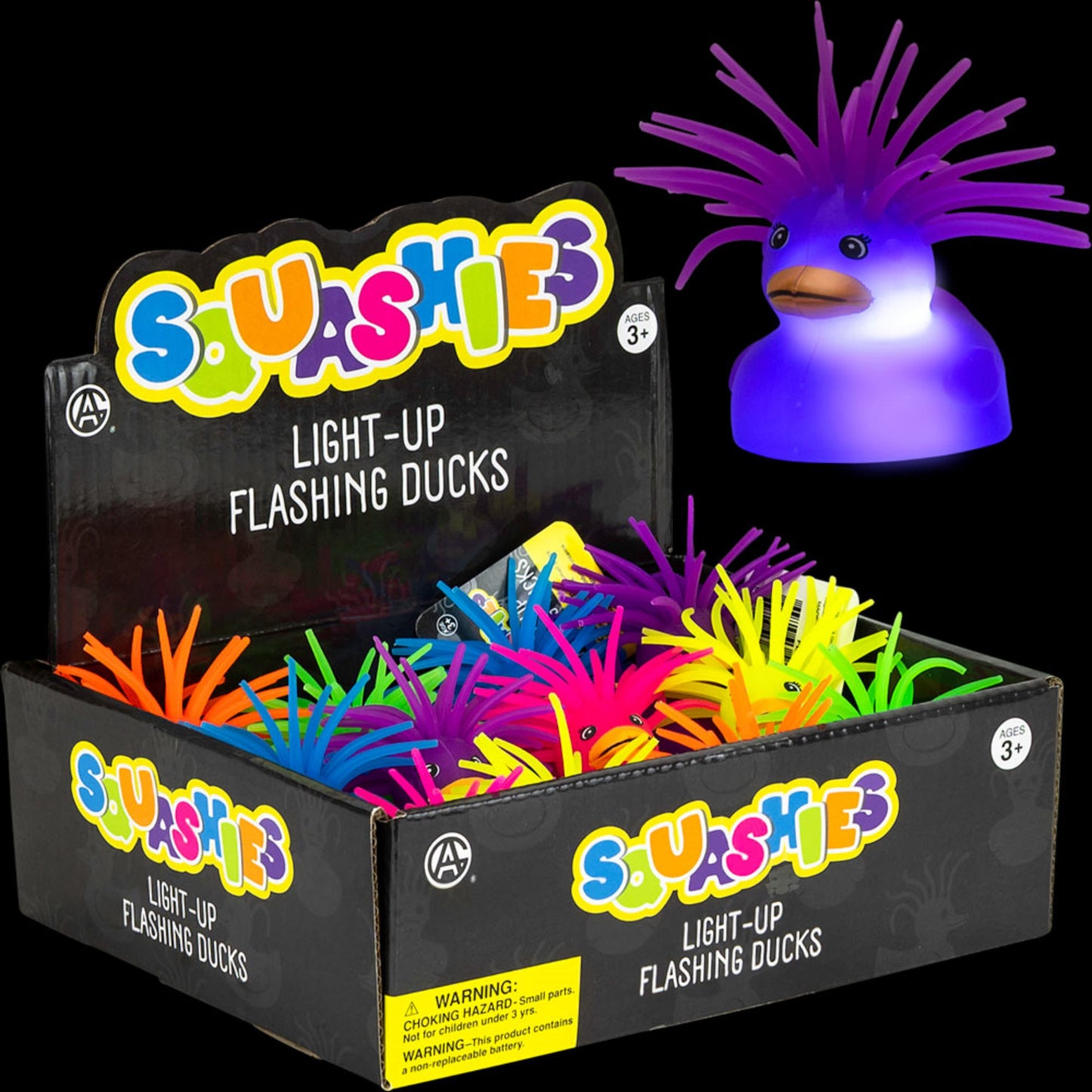 Light-Up Puffer 2in Ducks (12pcs)