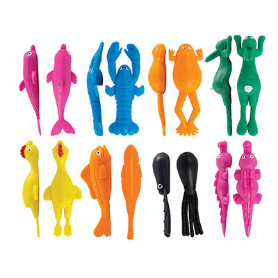 Flingshot Animals Asst (100pcs)