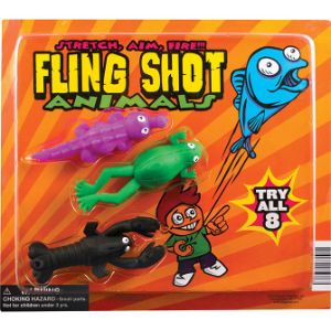 Flingshot Animals Asst (100pcs)
