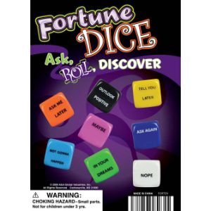 Fortune Dice Asst (100pcs)