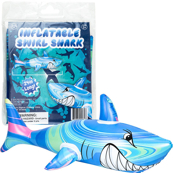 Inflatable Toy Shark 24in (12pcs)