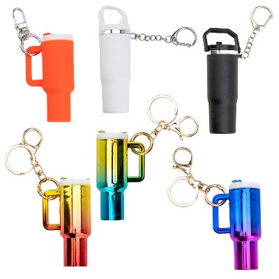 Mini Travel Tumbler 3in Keychain (12ct.)