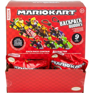 Mario Kart Backpack Hangers in Blind Bag (24pcs)