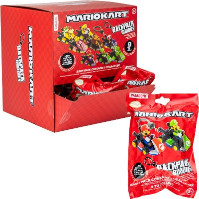 Mario Kart Backpack Hangers in Blind Bag (24pcs)