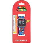 Mario & Luigi LED Watch With Printed Strap (1ct.)