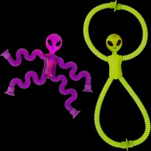 Light-Up Alien Suction 6in. (12ct.)