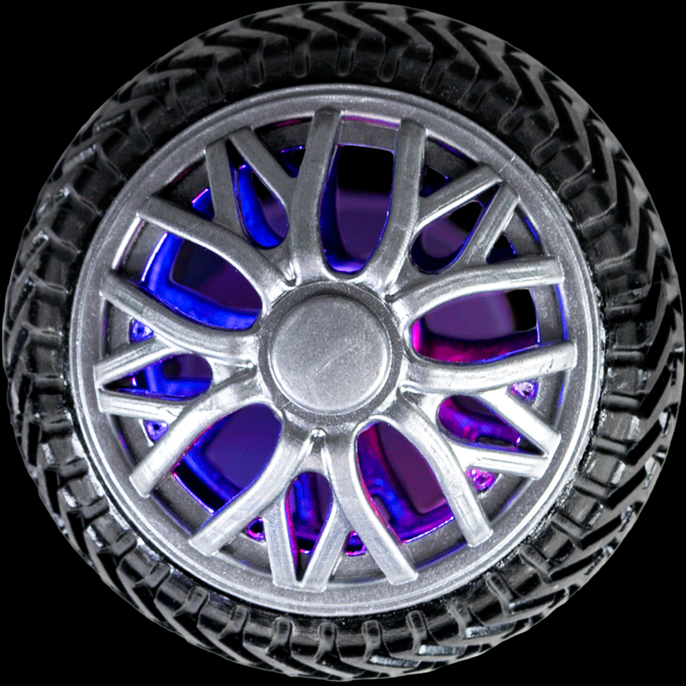Light Up Silicone Wheel 2.5in