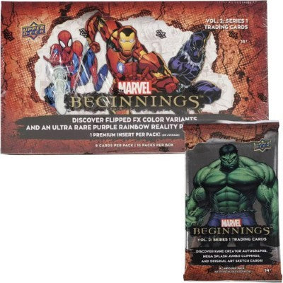 Upper Deck™ Marvel Beginnings Vol 2 Series 1 Hobby Box 2022 (15pcs)