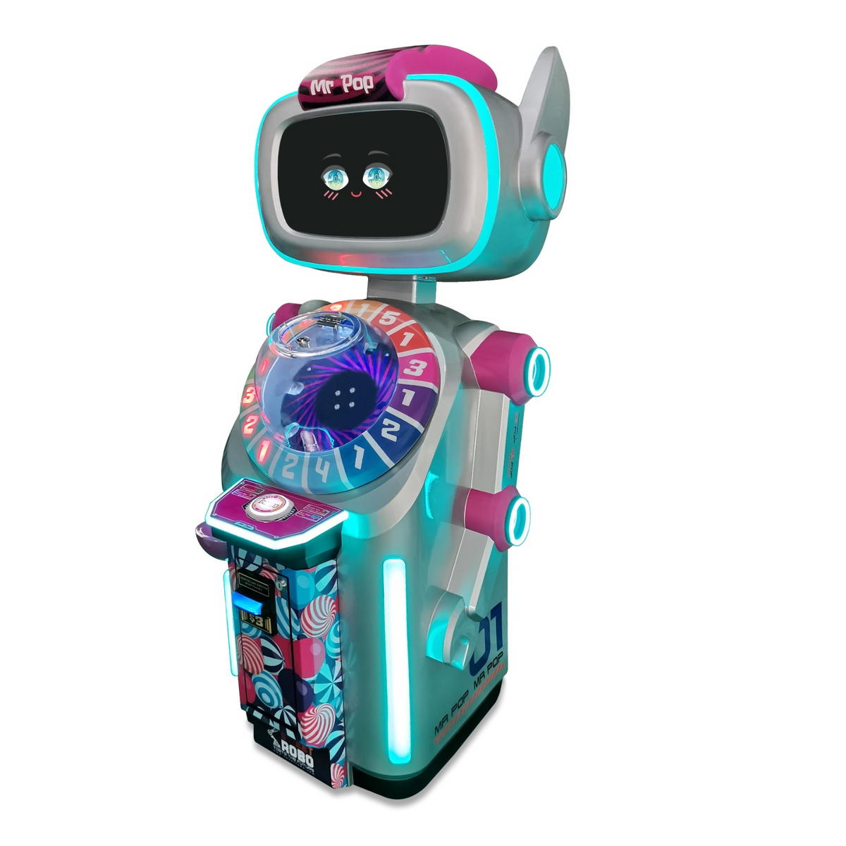 Mr. Pop the Robotic Lollipop Vending Machine | Gumball.com