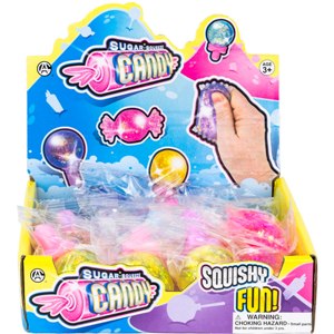 Squeeze Sugar Candy 2.5in Asst (12pcs)