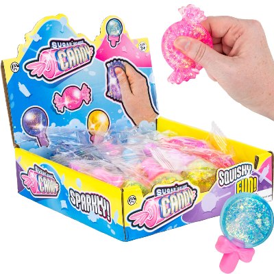 Squeeze Sugar Candy 2.5in Asst (12pcs)