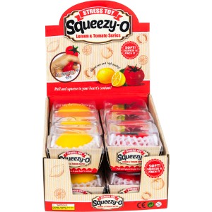 Squeeze Stretch Tomato & Lemon 3in (12pcs)