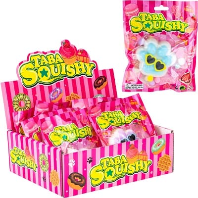 TABA Squishy Gummy Dog Paw With Glasses (12pcs)