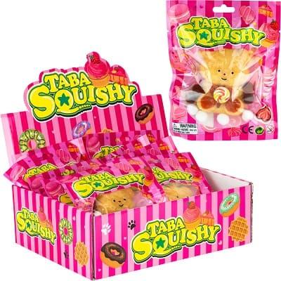 TABA Squishy Gummy Cute Bear with Lollipop (12pcs)