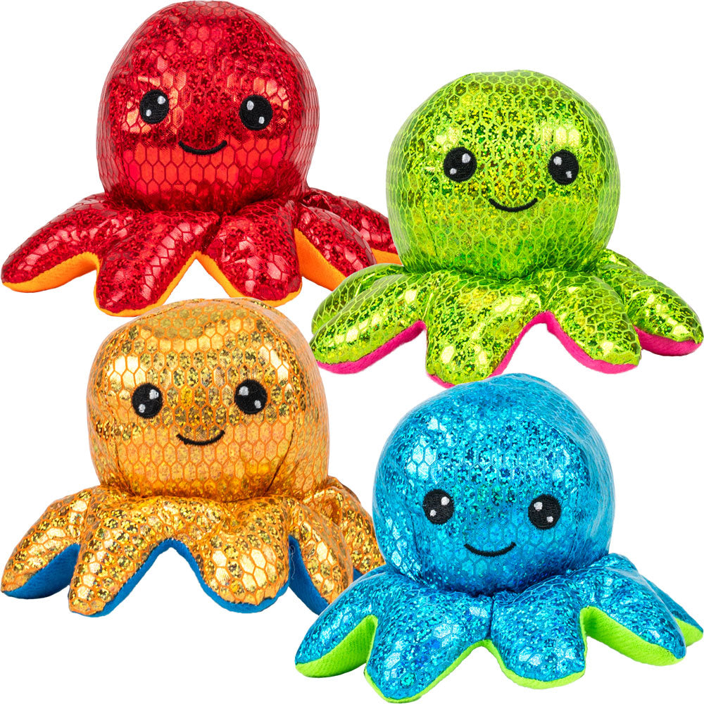 Ollie the Shiny Octopus 4in x 7.5in Plush (1ct.)