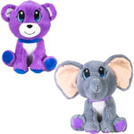Neon Animal Plush 8in Asst