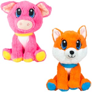 Neon Animal Plush 8in Asst