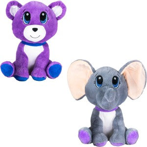Neon Animal Plush 14in Asst