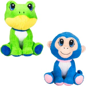 Neon Animal Plush 14in Asst