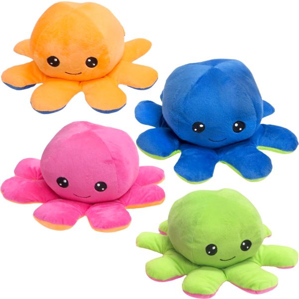 Ollie the Neon Octopus 33in Asst (2pcs)
