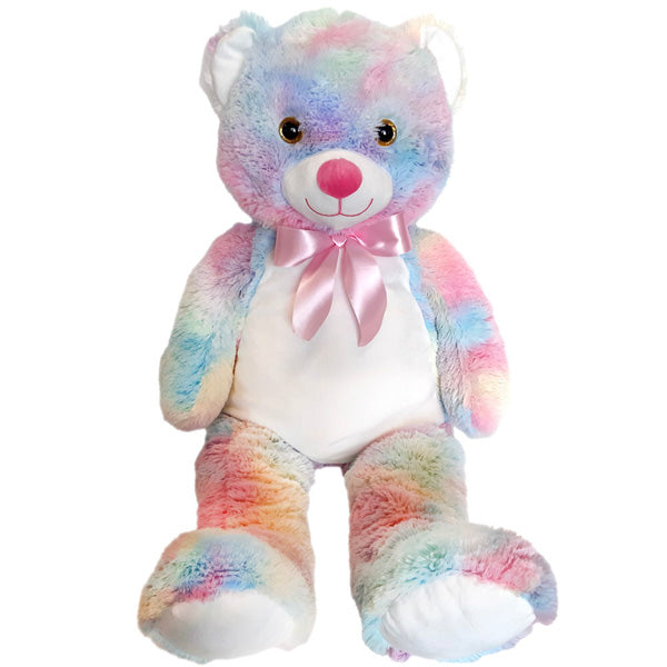Rainbow Bear Plush 33in