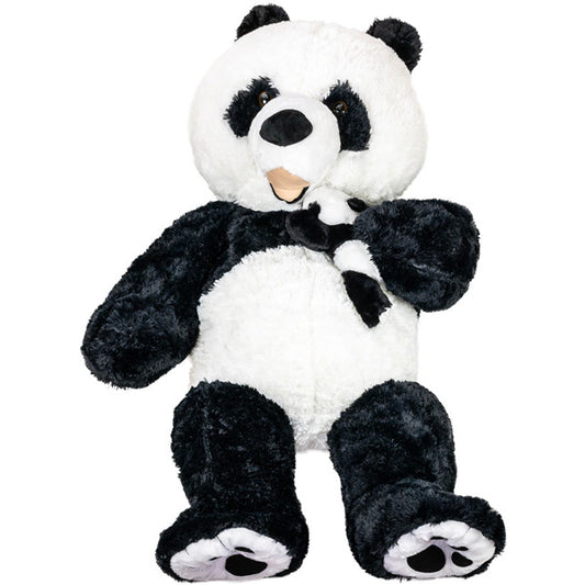 Panda with Baby Plush 51in