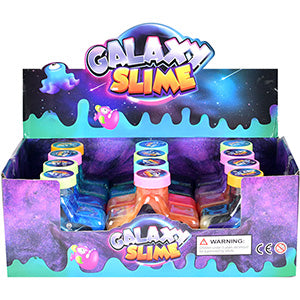 Galaxy Star Slime Display Box 4in (12 pcs)