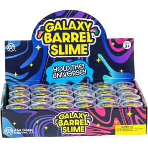 Galaxy Barrel Slime 2in Display Box (24 pcs)